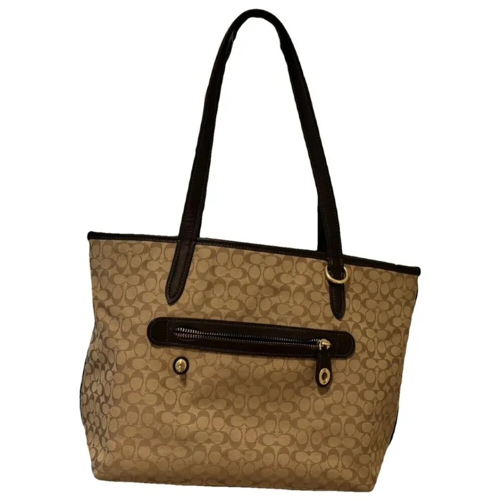 Coach Signature Design Cloth Tote